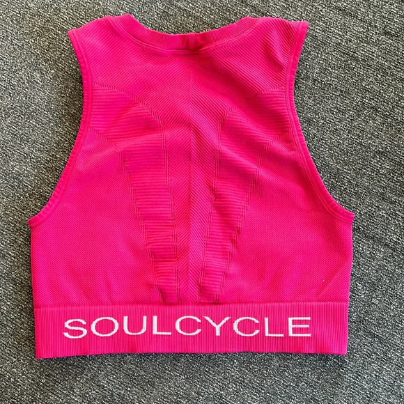 Soul Cycle sports bra/top by Nux. Pink. Great condition - Picture 1 of 5